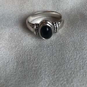 James Avery black onyx ring